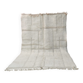 Grand tapis Beni Ouarain 300x200 cm en laine naturelle – Tapis berbère