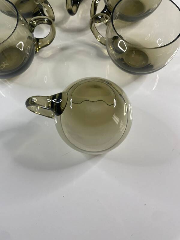 6 vintage coffee cups