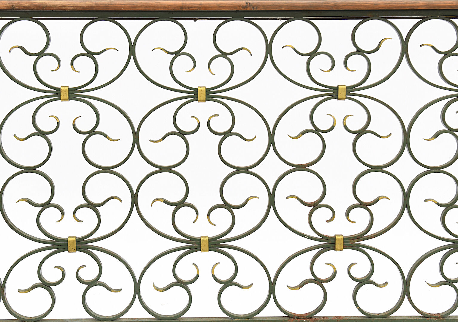 The wrought iron radiator cover