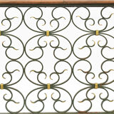 The wrought iron radiator cover