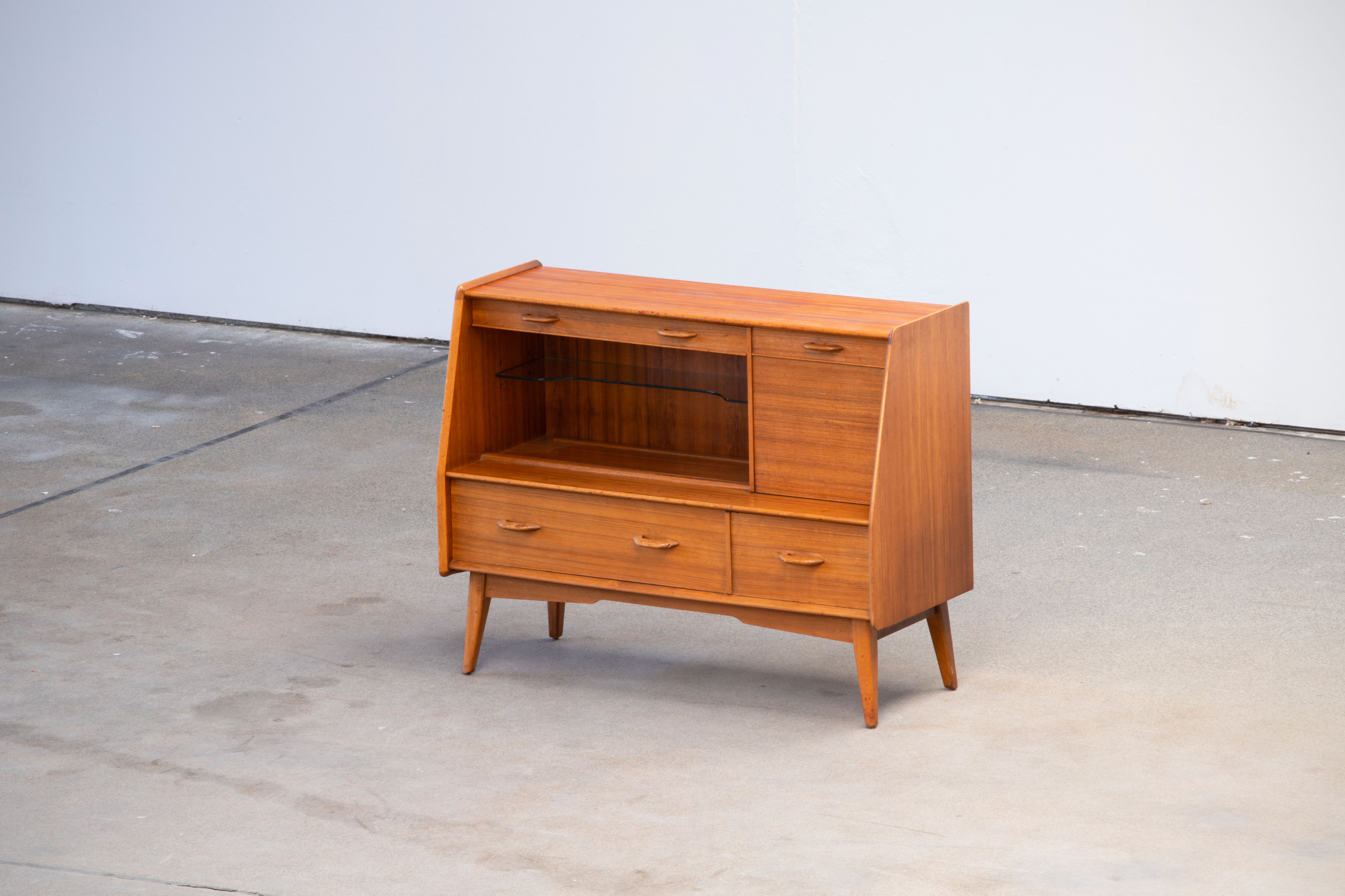 Scandinavian teak side board