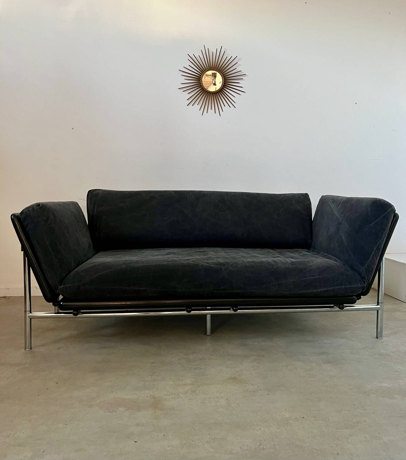 Vintage 2/3 seater sofa "Rataplan" Italian design Roberto Tapinassi for Dema modular