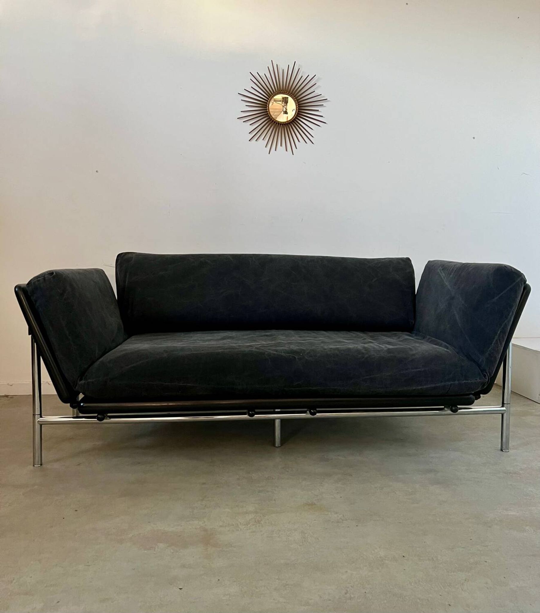 Vintage 2/3 seater sofa "Rataplan" Italian design Roberto Tapinassi for Dema modular