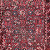 Distressed antique Persian Hamadan runner 2.8' x 9.11' - circa 1920 (1C1199)