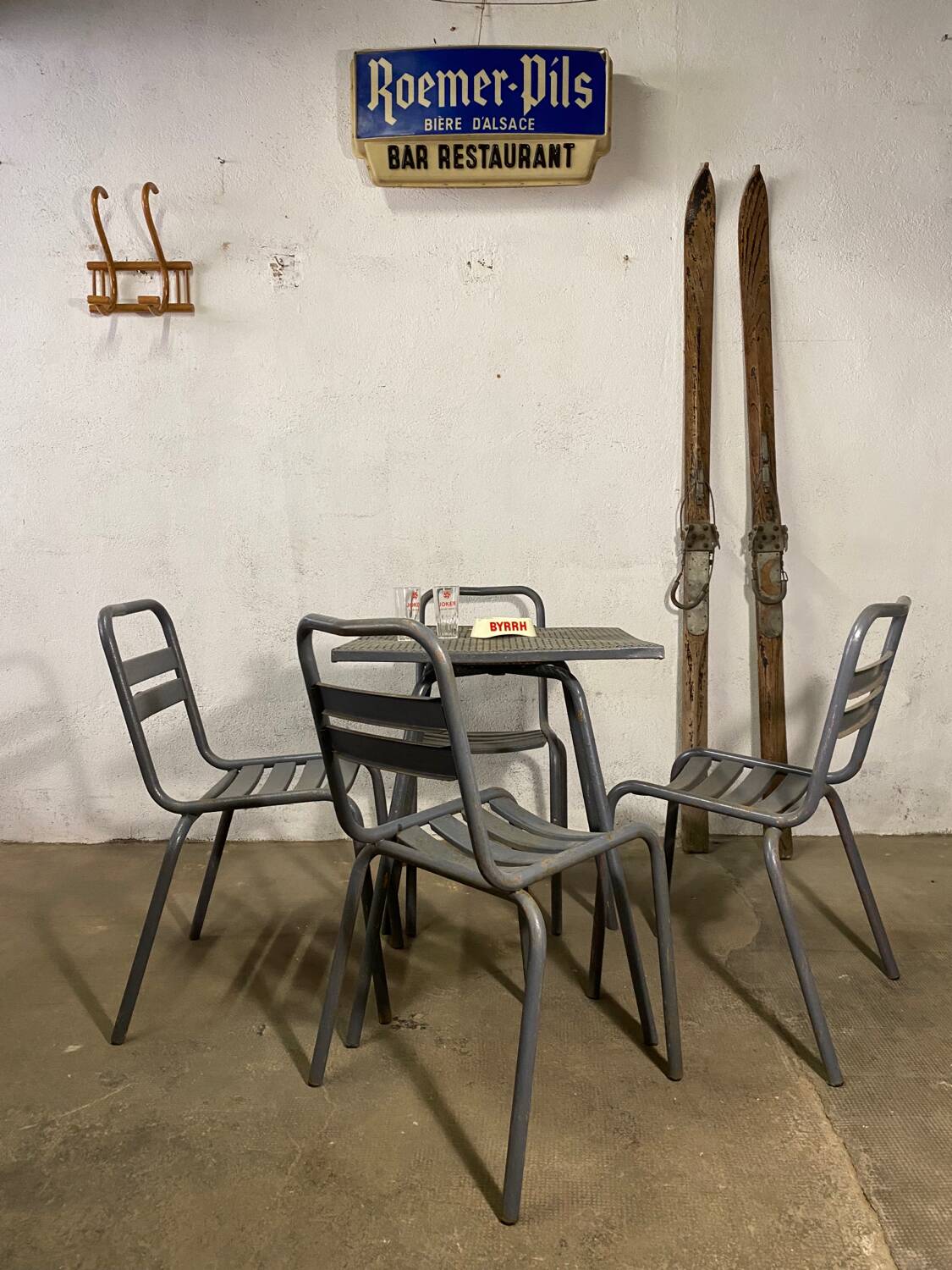 TOLIX chairs and table