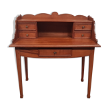 Solid wood stepped office