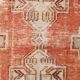 Red & Cream Vintage Runner Rug, 86x265Cm