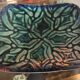 Old small empty dish enamelled copper pocket