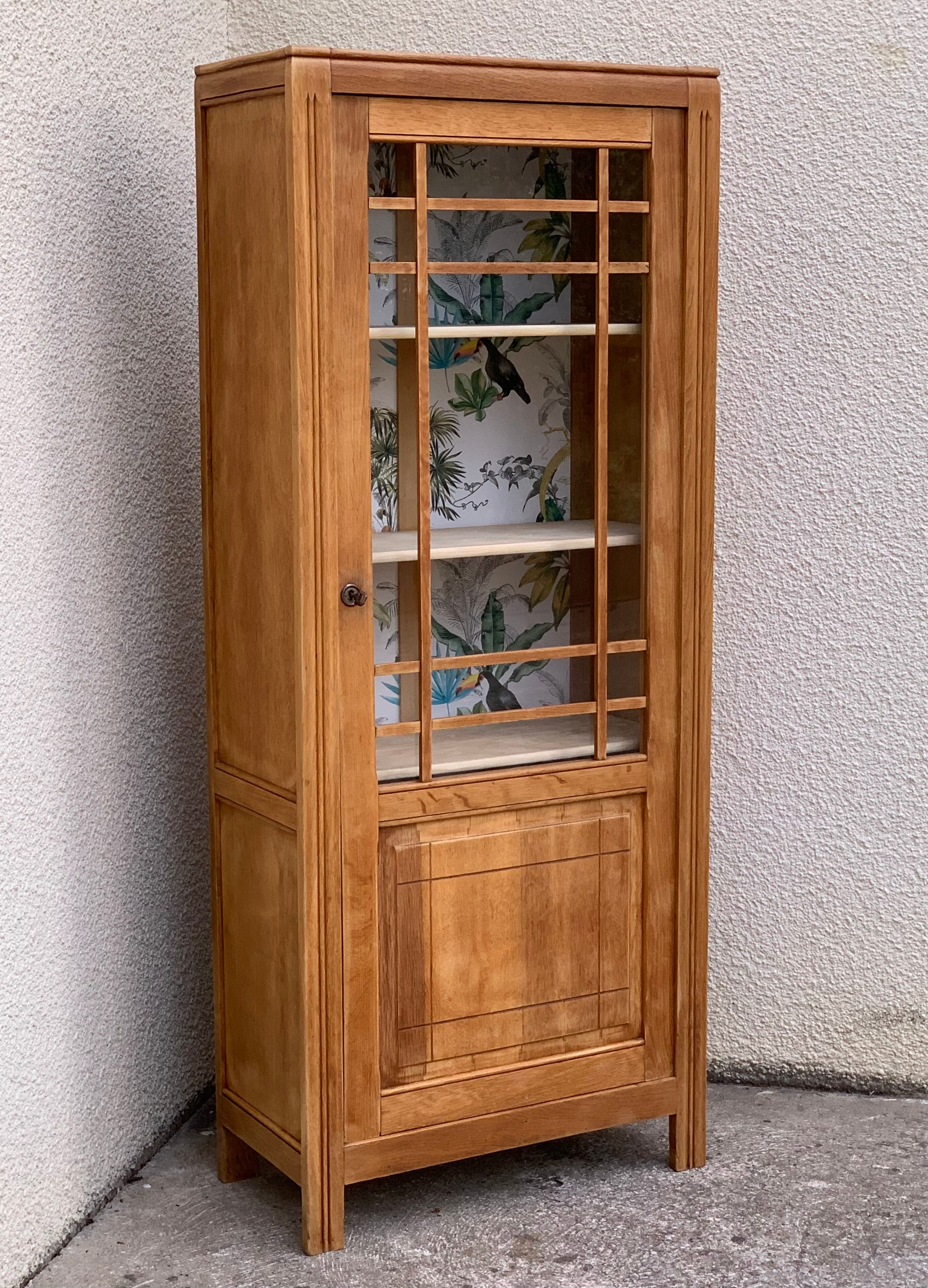 Parisian glazed wardrobe raw wood 1930