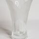 Arques crystal vase, art deco style "Papillons" model, 20 cm