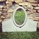 Mirror trumeau old gray