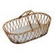 Vintage rattan bassinet