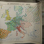 School poster hatier france and england and civilization in the 18th century