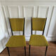 2 metal chairs