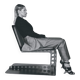 Brutalist Meccano Lounge Chair, Italian Collectible Design