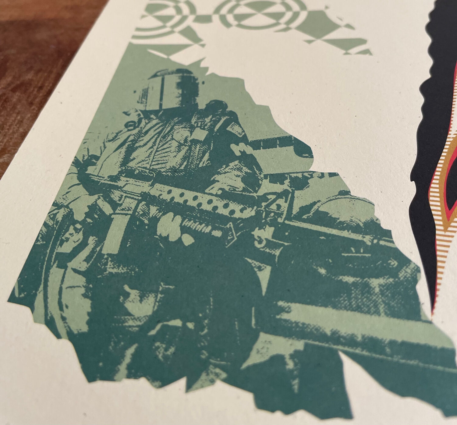 Shepard Faire (OBEY), American Rage, signed and dated by artist,  Amsterdam 2023