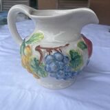 Pitcher with fruit decoration