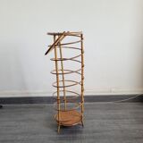 Vintage rattan umbrella door