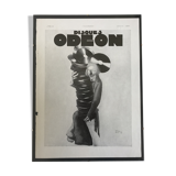 Advertising poster discs Odeon 1931