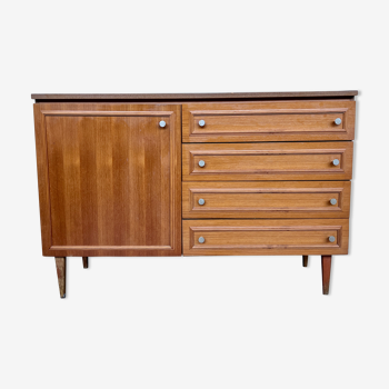 Enfilade style scandinave en noyer 1960