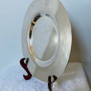 Petrossian silver-plated metal dish, hallmarked, France