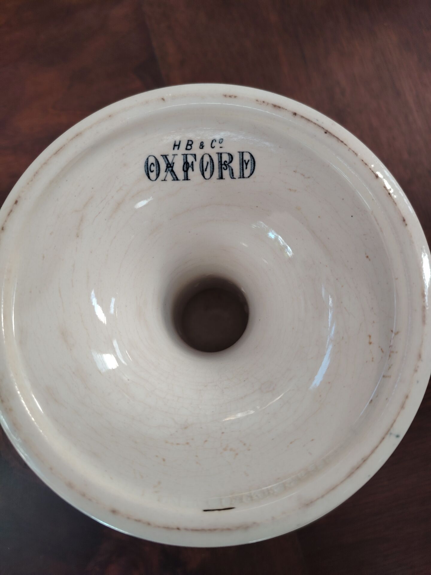 Footed bowl "compotier" in earthenware Choisy-le-Roi HB&Cie Oxford