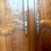 Beautiful antique solid wood wardrobe. Collection on site or delivery.