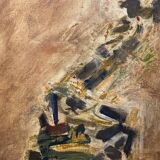 Abstract painting Miklos Bokor
