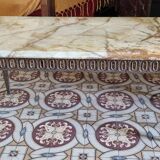 Set of 3 onyx coffee tables