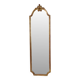 Deknudt Narrow Hall Mirror Gold Gilded Classic Acanthus Crown 138cm