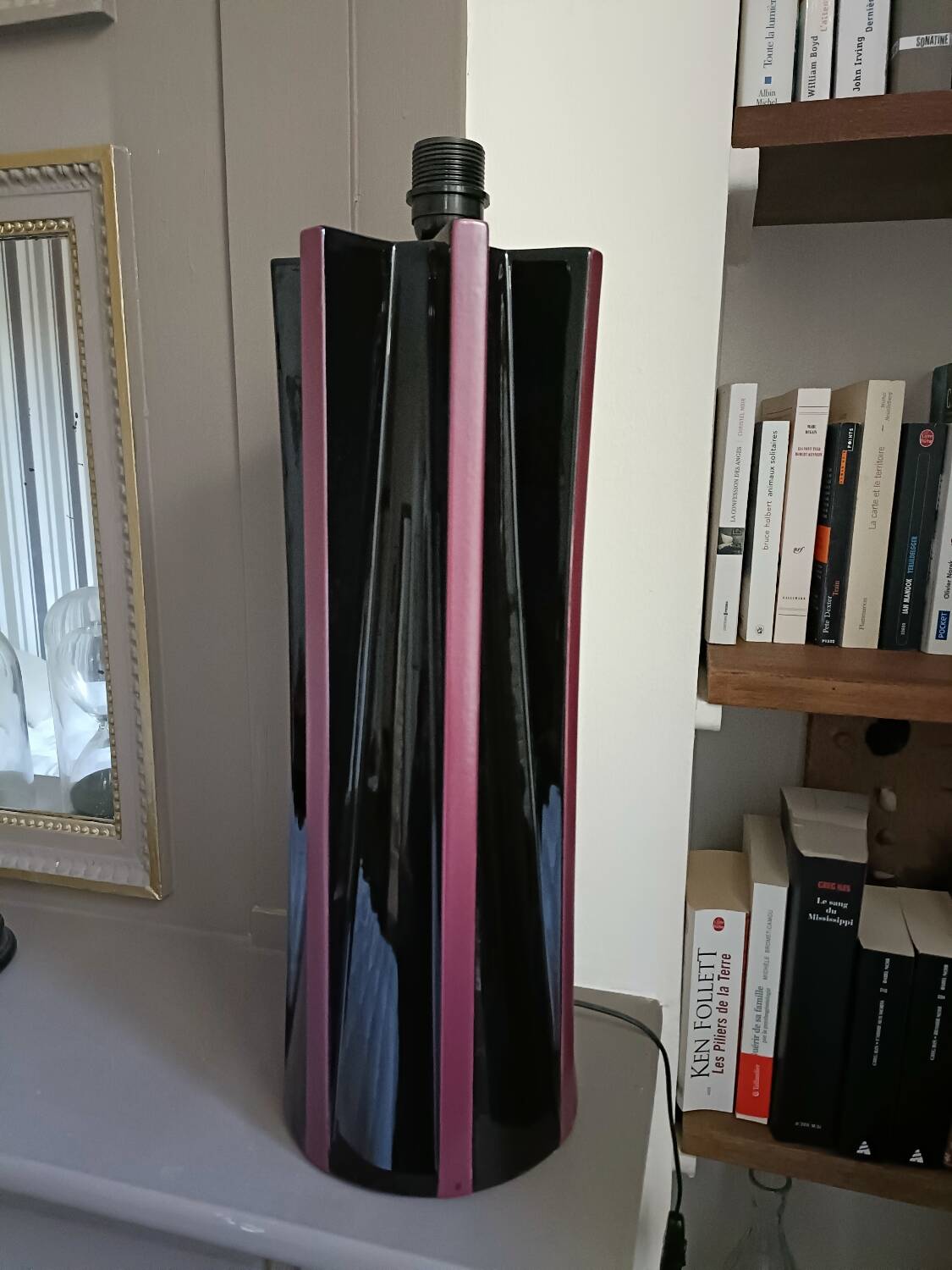 Kostka ceramic lamp base