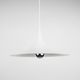 Pair of Danish vintage pendant lamps Semi by Bonderup&Thorup, 1968