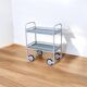 Vintage metal dessert trolley, openwork, 1950s.