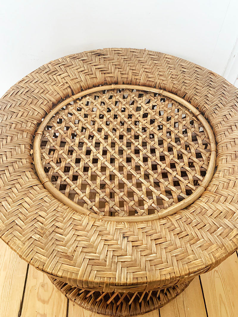 Rattan stool