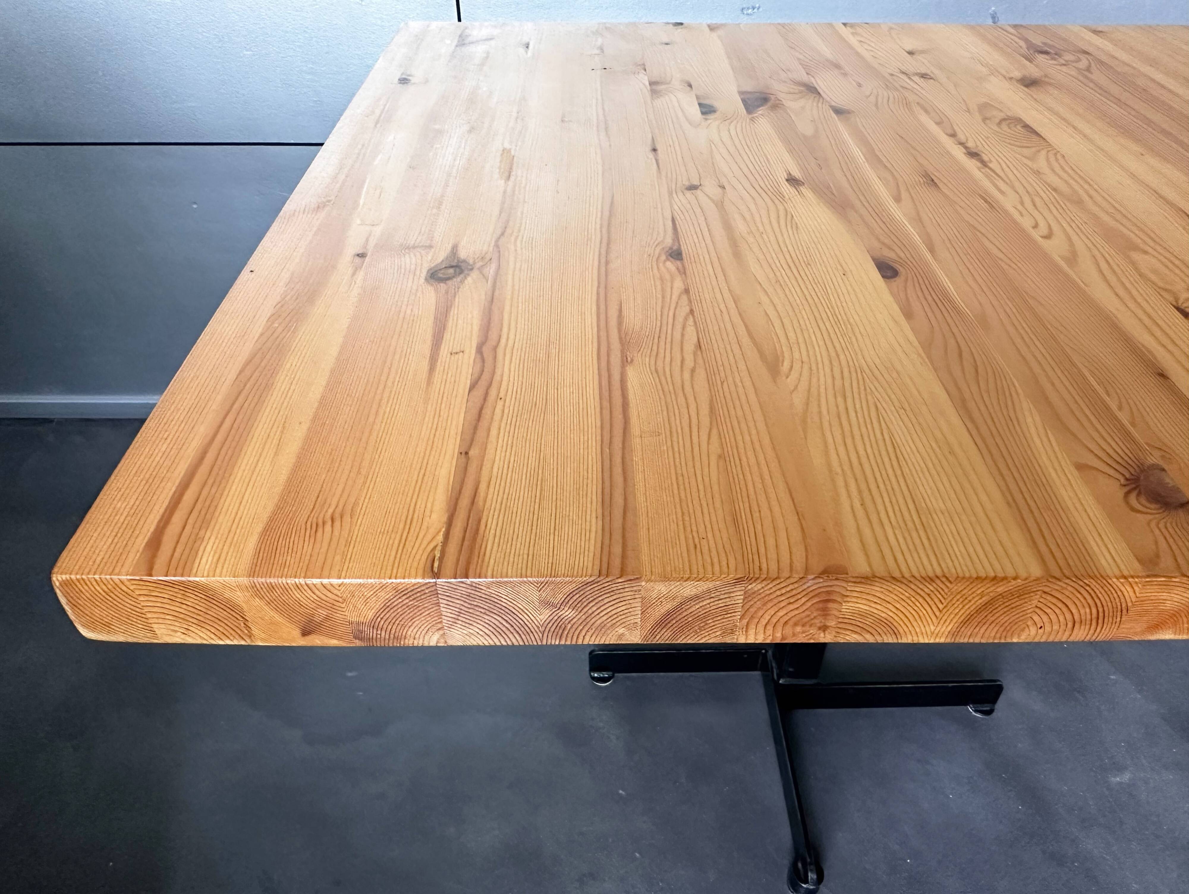 Table à manger Les Arcs Charlotte Perriand pour Les Arcs, France, 1960s