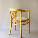 Thonet leather armchair N° A969 F, circa 1930, Art deco