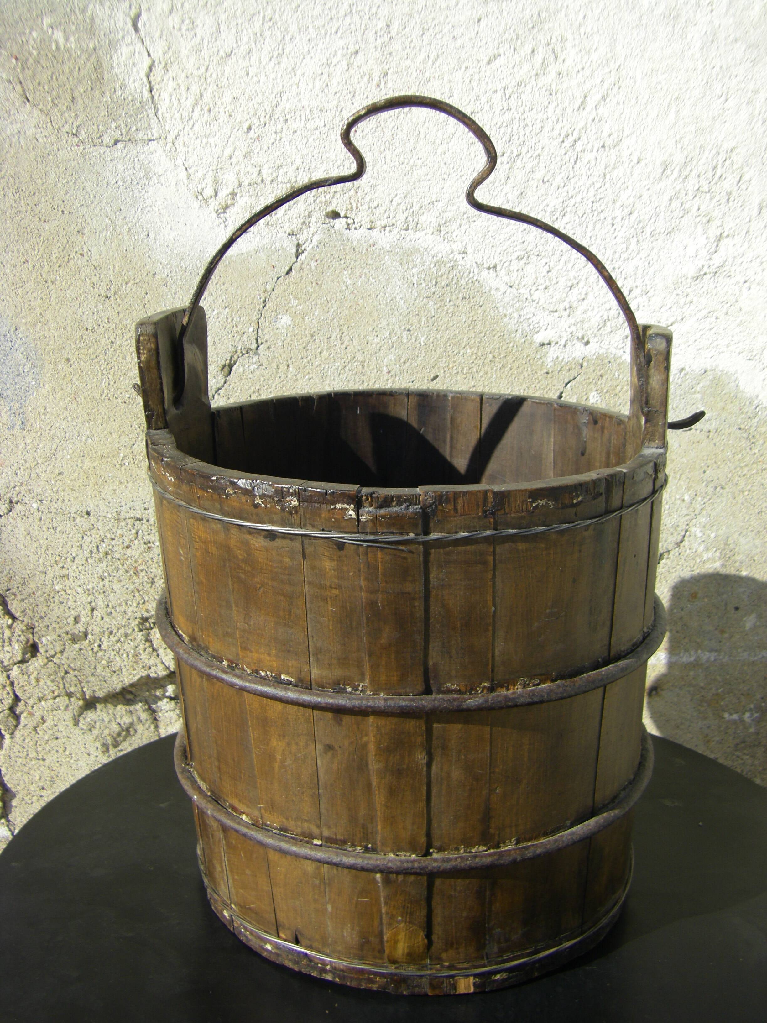 Old well bucket