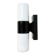 Industrial Brown Bakelite Wall Light with Milk Glass, 1960s