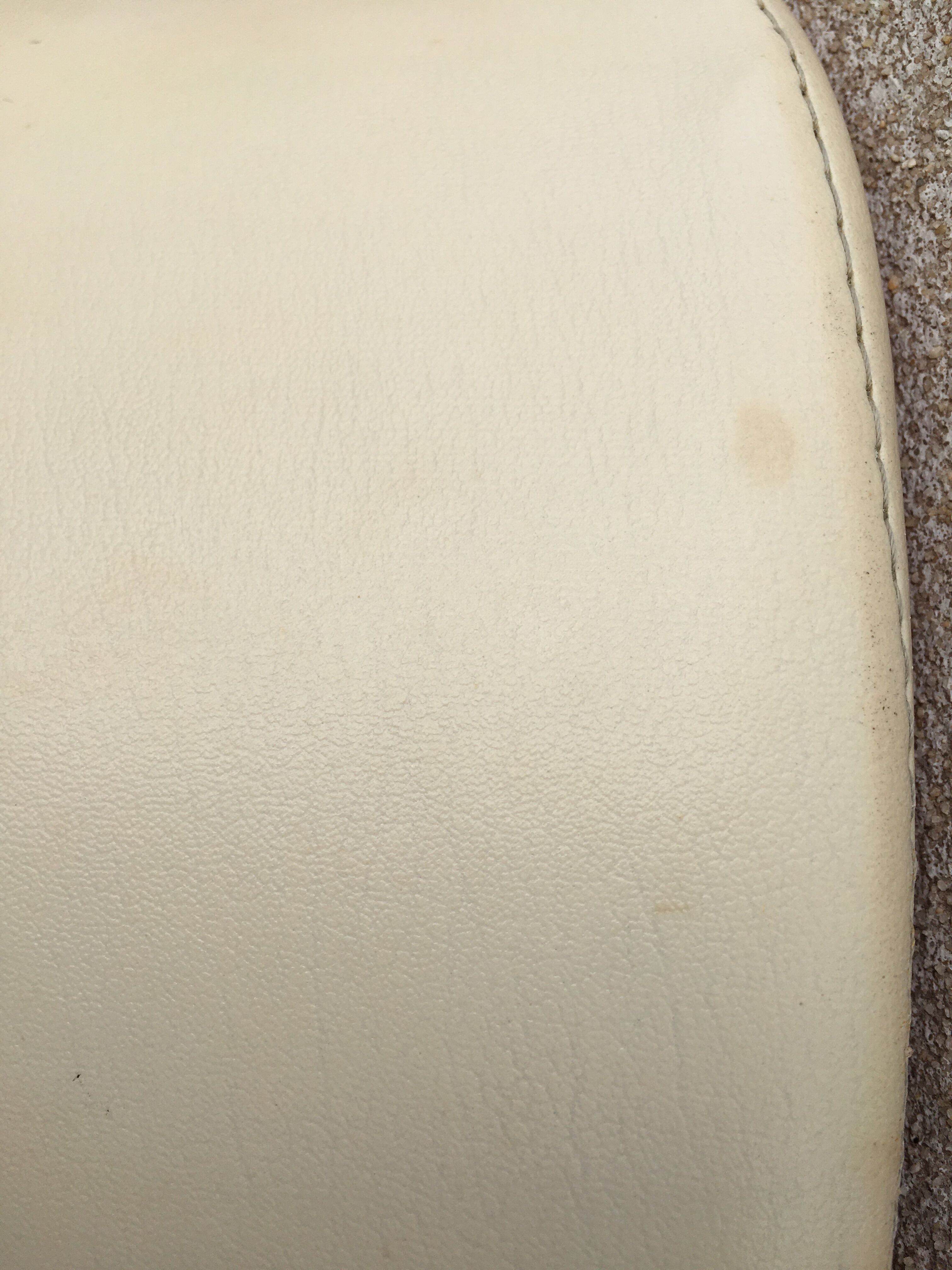 Orange tulip foot armchair