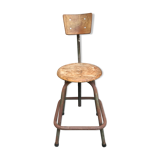Vintage Industrial Tabouret Ets Sautereau Paris