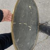Brass mirror,
