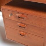 Freestanding Teak Desk by Kai Kristiansen