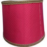 Pair of empire style lamps with red lampshades