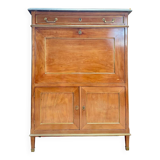 Lebrund Jean-Baptiste Louis XVI period mahogany secretary stamped
