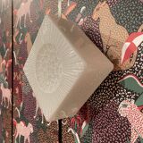 Large glass wall light, Scandinavian design, 1950s.