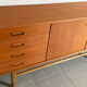 Vintage Scandinavian enfilade from the 60s in teak