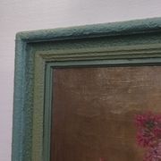 Old painting 76/130 oil on canvas signed Milcent Thorailler
