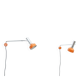 Set of 2x Minilux wall lamps by Rosemarie & Rico Baltensweiler, 1960s