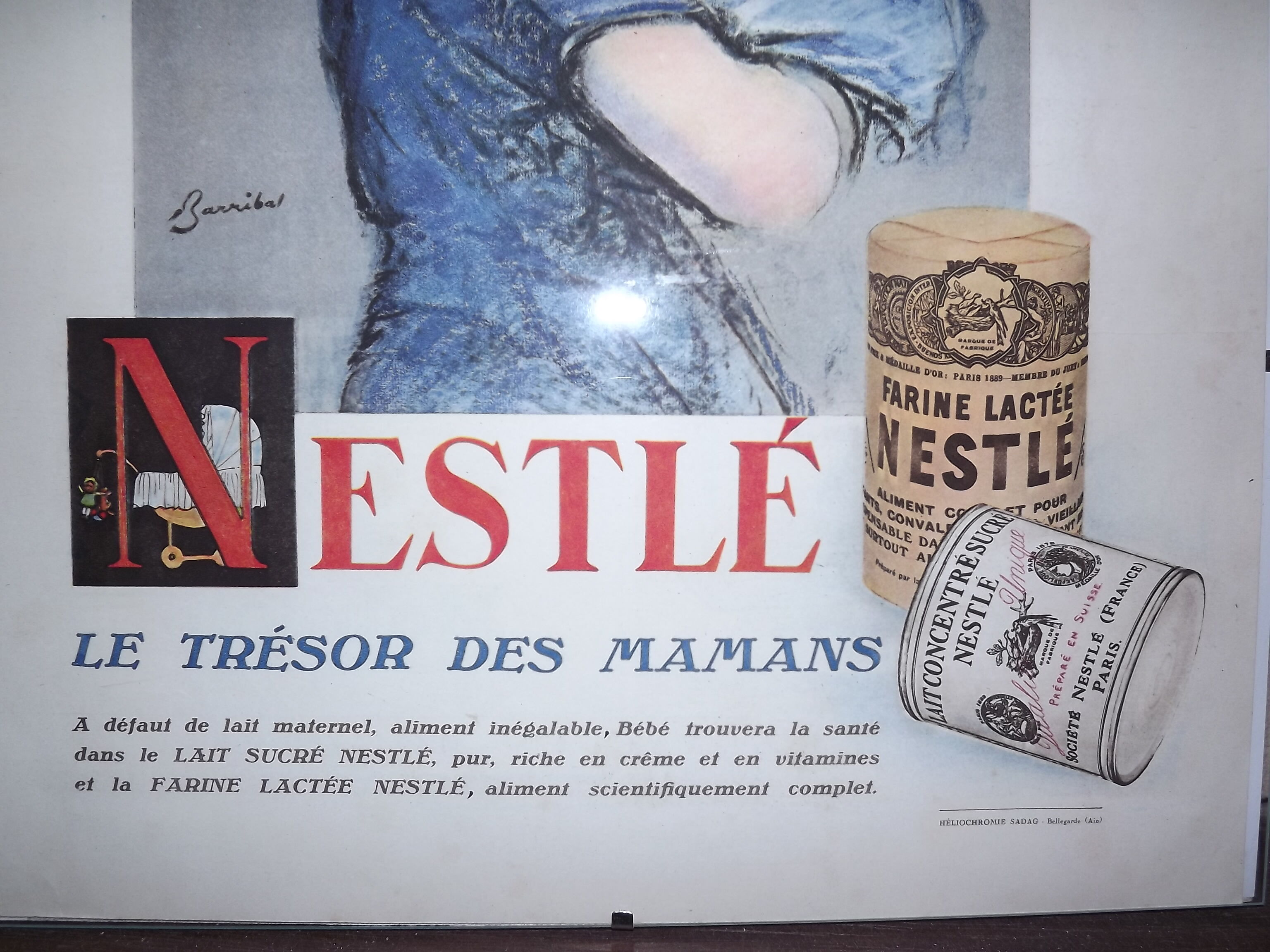 Poster Advertising Paper Nestle 1930 By Barribal Selency