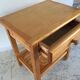 Table de chevet vintage en pin massif